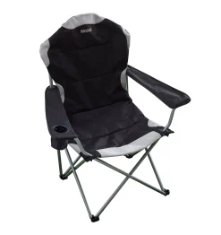Campingstoel Regatta Kruza Chair Black Sealgrey