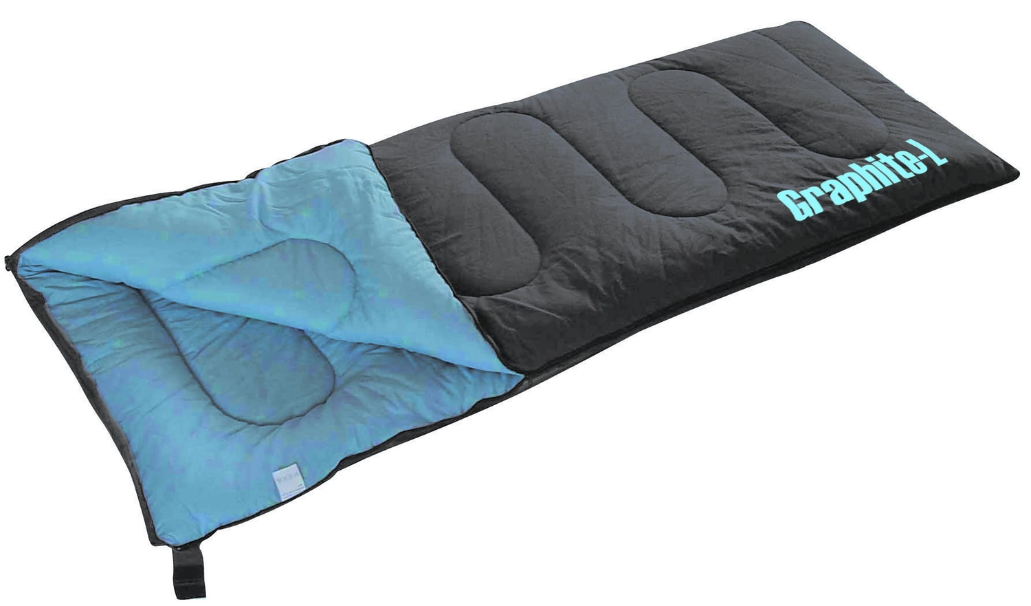 Slaapzak Bo-Camp Graphite Large Grijs Blauw