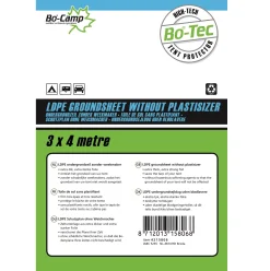 Grondzeil Bo-Camp Transparant (3 X 4 M)