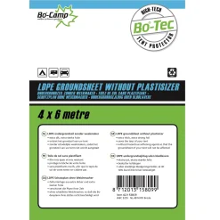 Grondzeil Bo-Camp Transparant (4 X 6 M)