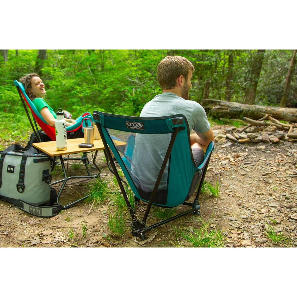 Campingstoel Eno Lounger SL Navy - Afbeelding 2