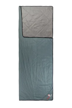 Gruezi Deken Grüezi Wellhealth Blanket Wool Deluxe Smoky Blue Grey