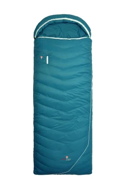 Gruezi Slaapzak Grüezi Biopod DownWool Subzero Comfort Rechts Autumn Blue