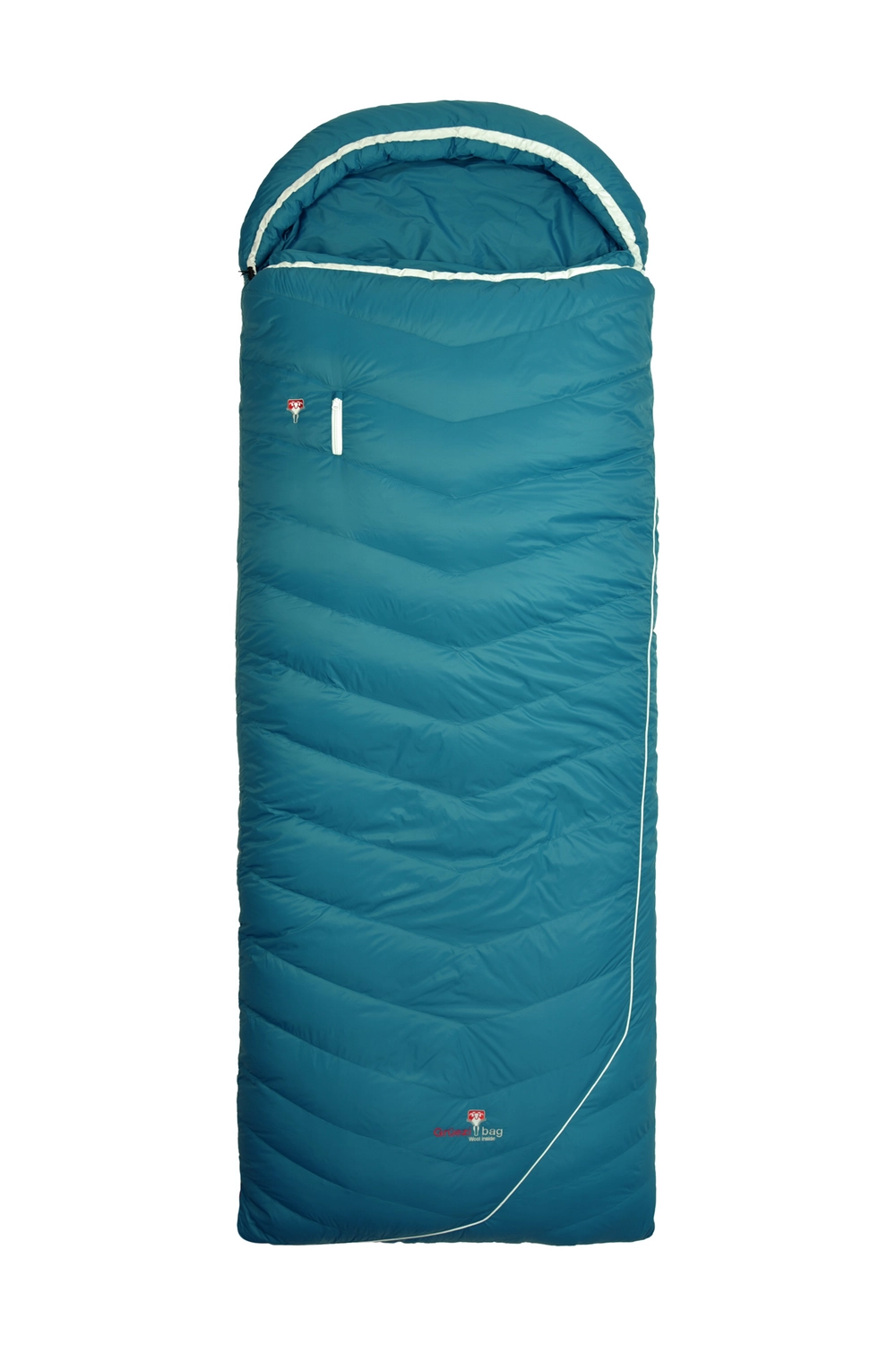 Gruezi Slaapzak Grüezi Biopod DownWool Subzero Comfort Rechts Autumn Blue