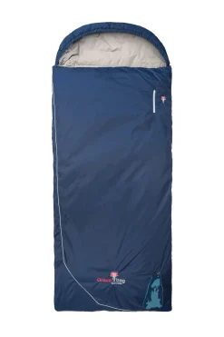 Gruezi Slaapzak Grüezi Biopod Wolle Murmeltier Comfort XXL Rechts Night Blue